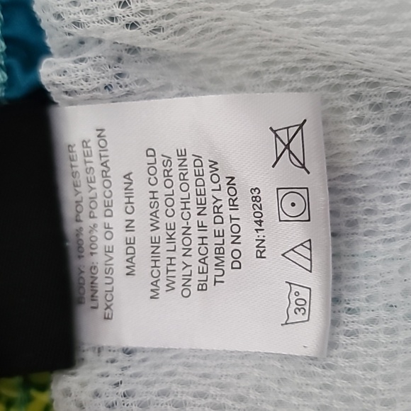 Men's Beautiful Giant pineapple print fast dry swim trunks in size XL, NWT - Picture 10 of 11